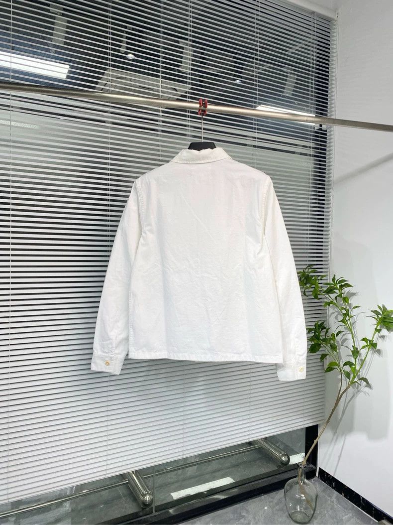 Maison Margiela Maison Margiela White Denim Jacket Shirt Size US M / EU 48-50 / 2 - 2 Thumbnail