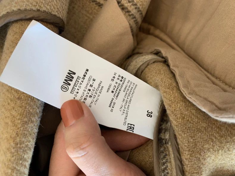 Maison Margiela MM6 Maison Margiela Wool Plaid Overcoat Size US XS / EU 42 / 0 - 5 Thumbnail