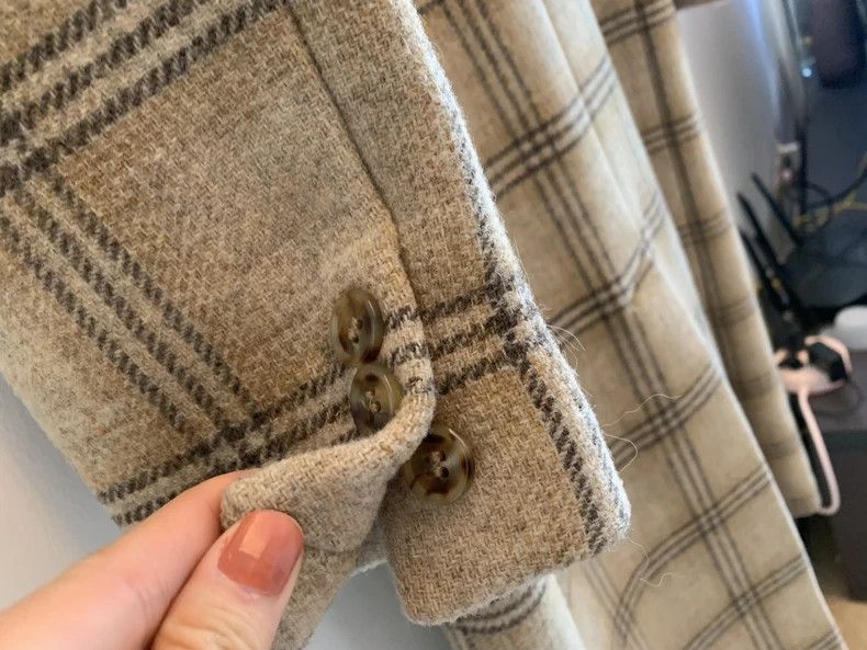 Maison Margiela MM6 Maison Margiela Wool Plaid Overcoat Size US XS / EU 42 / 0 - 4 Thumbnail