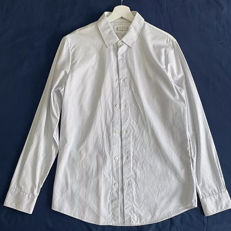 Maison Margiela Striped Maison Margiela Early Shirt Size US M / EU 48-50 / 2 - 2 Thumbnail