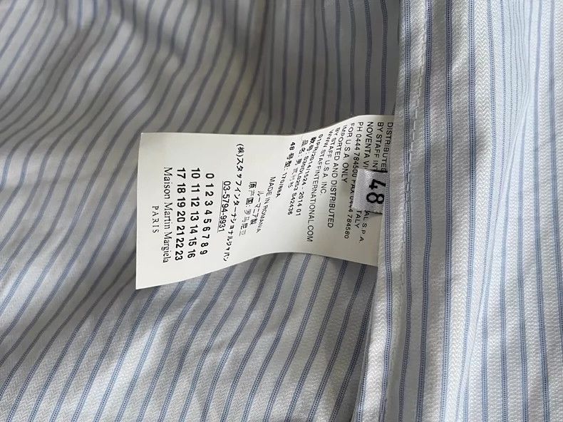 Maison Margiela Striped Maison Margiela Early Shirt Size US M / EU 48-50 / 2 - 7 Thumbnail