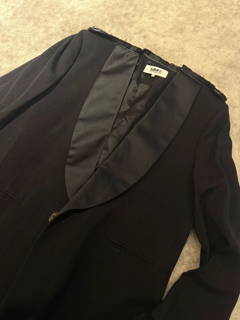 Maison Margiela Black Blazer Without Collar from Maison Margiela Size US M / EU 48-50 / 2 - 6 Thumbnail