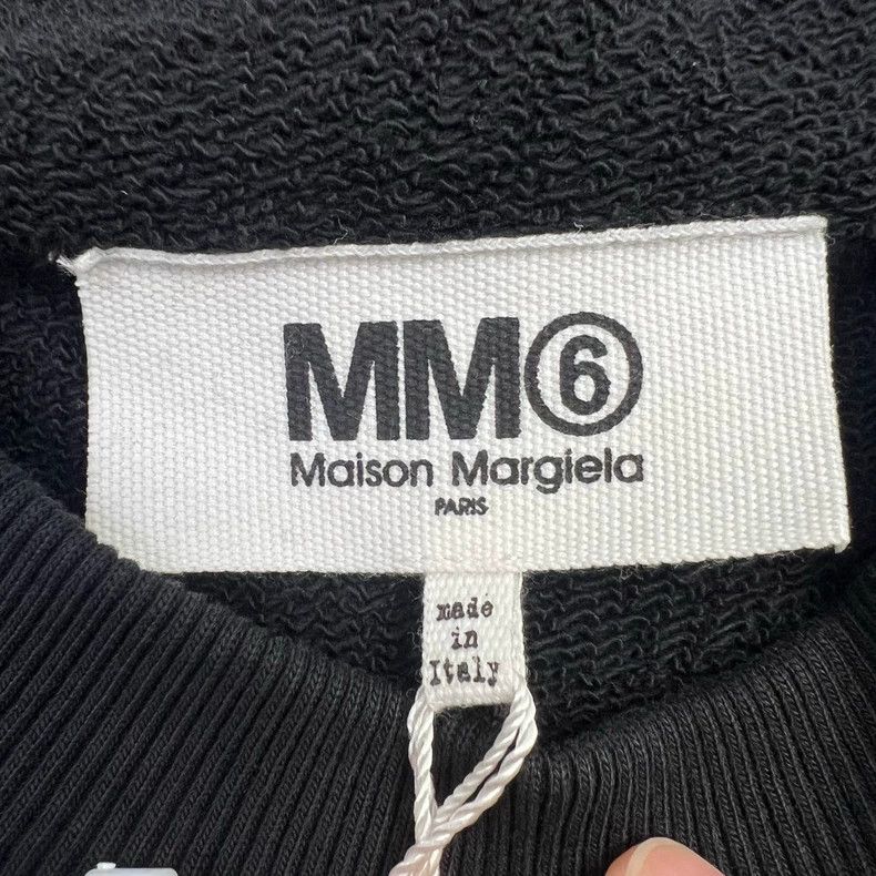 Maison Margiela Maison Margiela Black Sweatshirt with Design Size US L / EU 52-54 / 3 - 3 Thumbnail