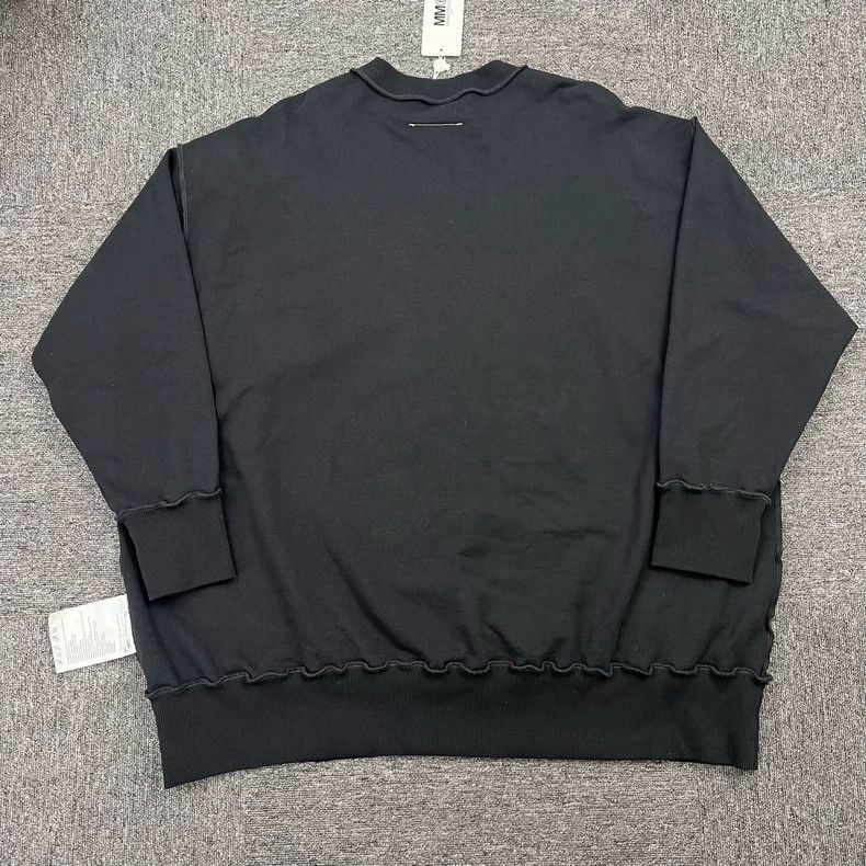 Maison Margiela Maison Margiela Black Sweatshirt with Design Size US L / EU 52-54 / 3 - 2 Thumbnail