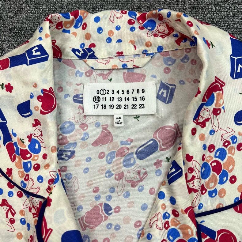 Maison Margiela Maison Margiela Silk Patterned Shirt Size US L / EU 52-54 / 3 - 3 Thumbnail