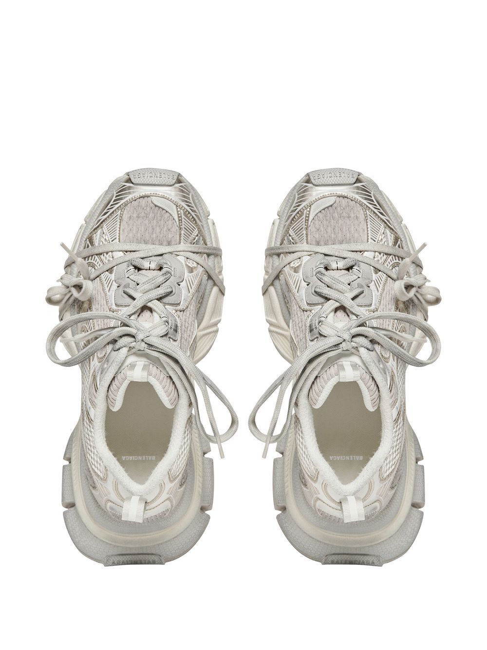 Balenciaga 3XL WORN-OUT EFFECT MESH SNEAKERS Size US 8 / IT 38 - 4 Thumbnail