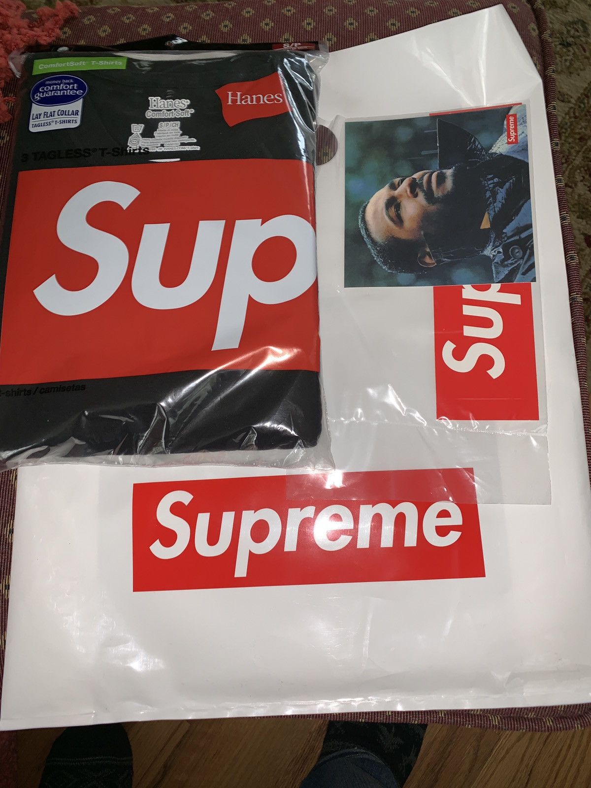 Supreme Supreme X Hanes Tagless Tees (3 Pack) | Grailed