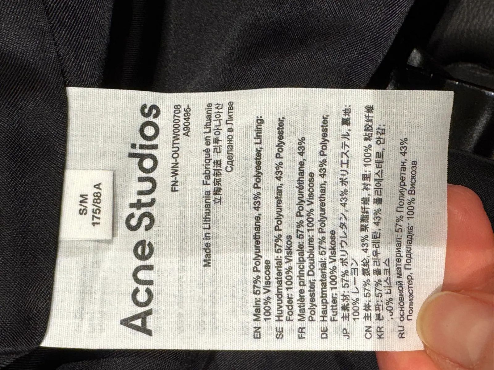 Acne Studios Acne Studios Oversized belted coat Coat Size S / US 4 / IT 40 - 3 Thumbnail