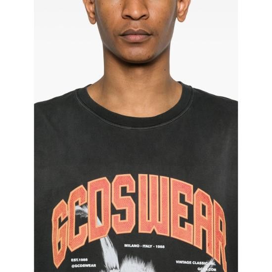 GCDS GCDS Men T-Shirts B1CM2321JH8 BLACK Size US M / EU 48-50 / 2 - 4 Thumbnail
