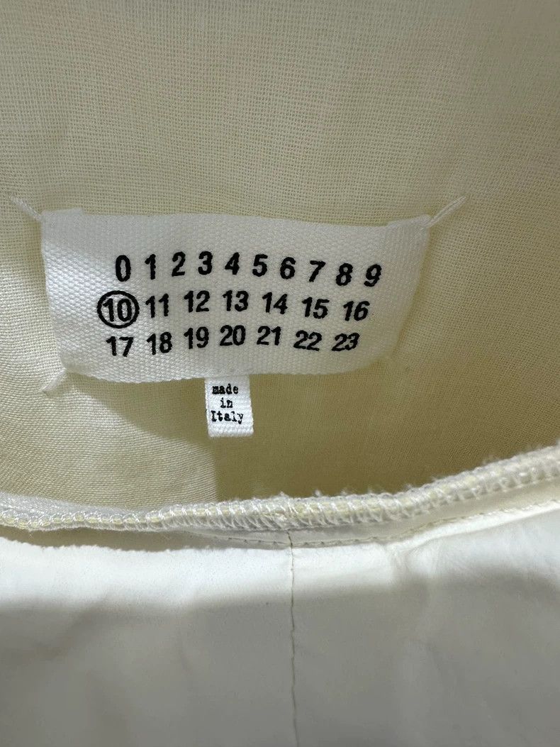 Maison Margiela Maison Margiela Cream Fabric Jacket Size US M / EU 48-50 / 2 - 2 Thumbnail