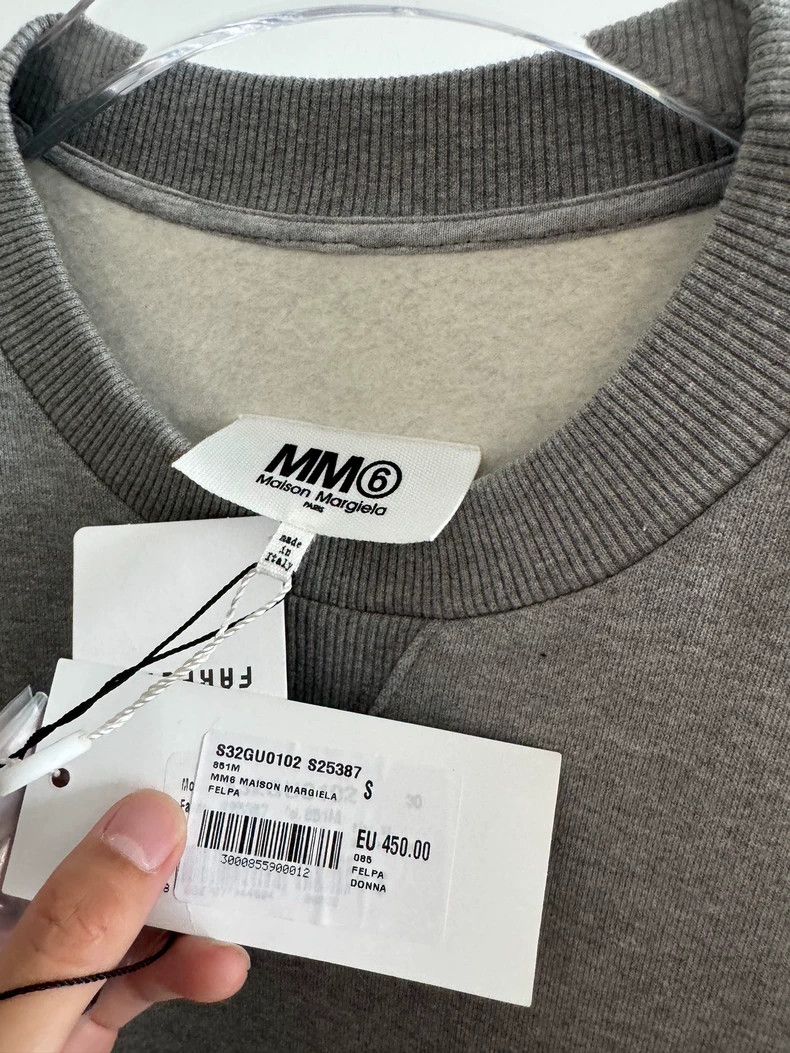 Maison Margiela Maison Margiela Oversized Gray Sweatshirt Size US S / EU 44-46 / 1 - 3 Thumbnail