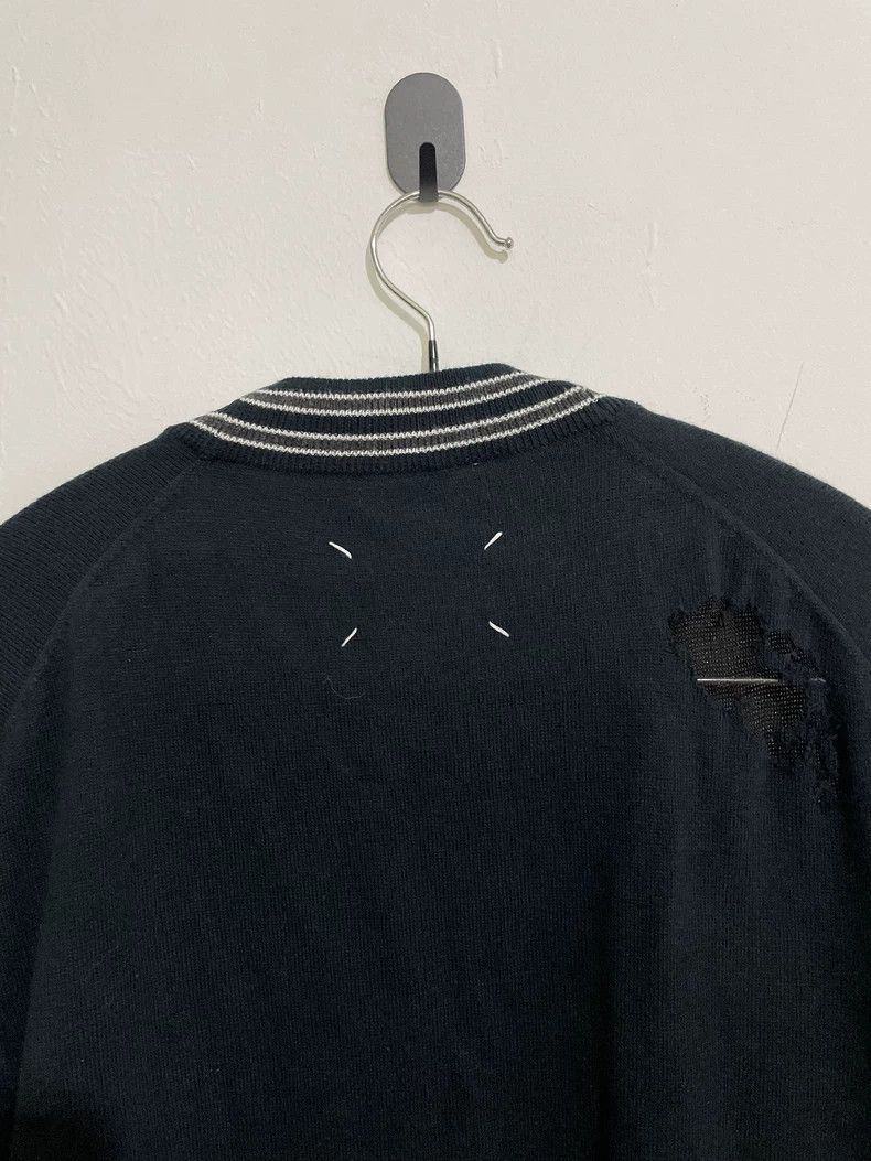 Maison Margiela Maison Margiela Distressed Cardigan Knitwear Size US L / EU 52-54 / 3 - 4 Thumbnail