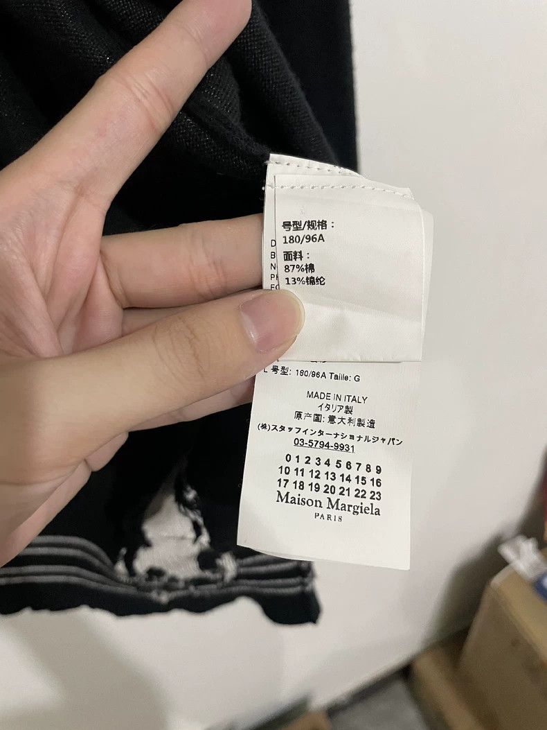 Maison Margiela Maison Margiela Distressed Cardigan Knitwear Size US L / EU 52-54 / 3 - 5 Thumbnail