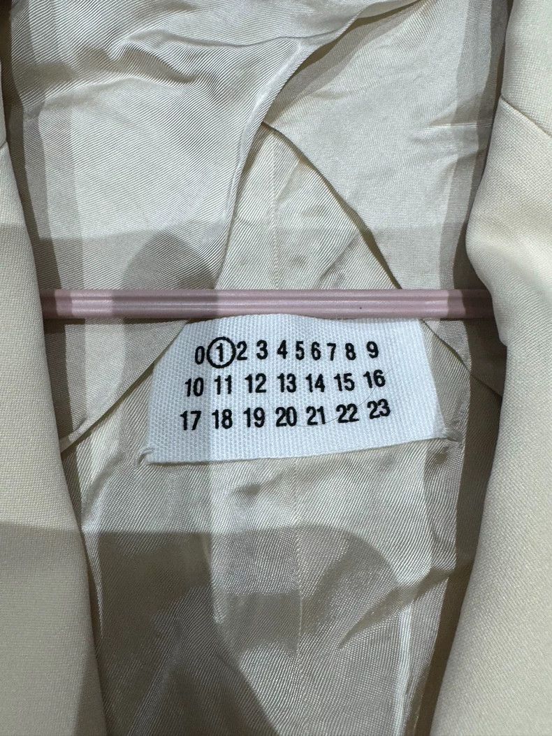 Maison Margiela Maison Margiela Cream White Suit Size US M / EU 48-50 / 2 - 2 Thumbnail