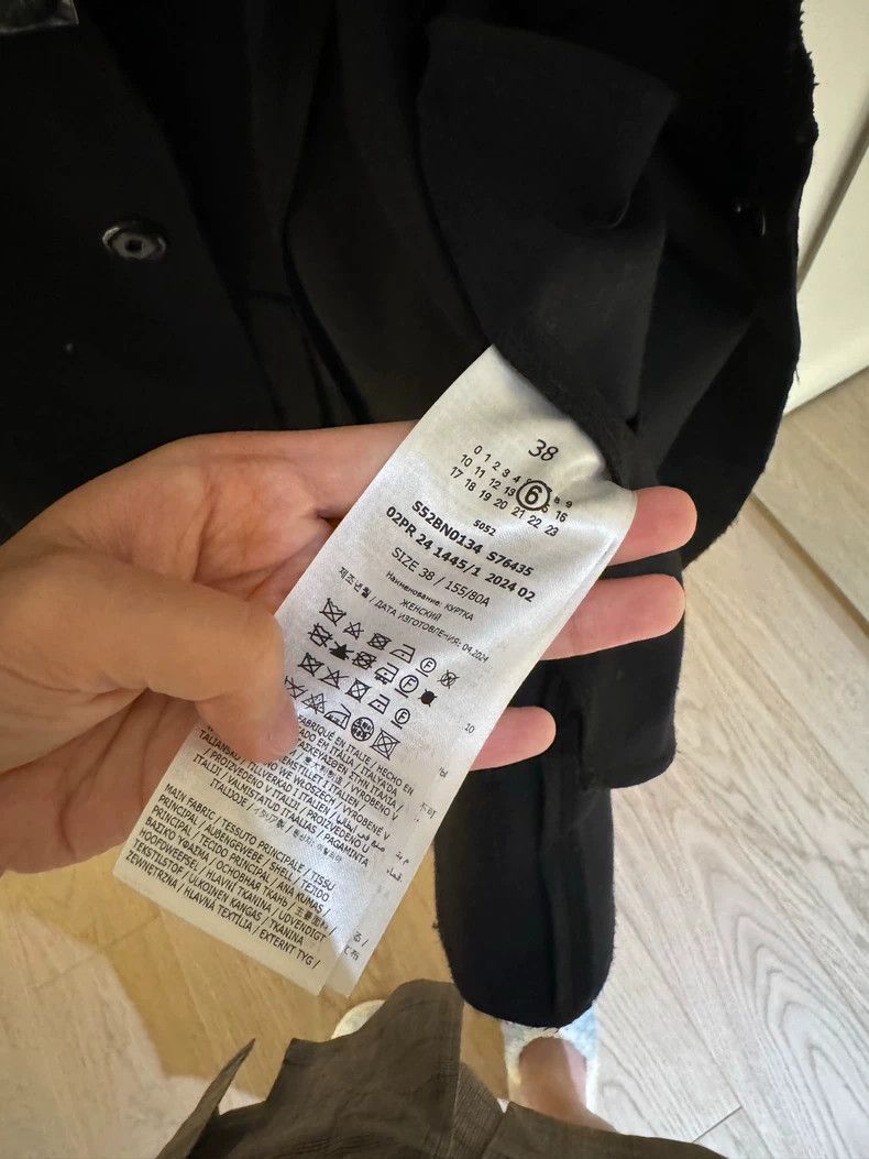 Maison Margiela Black Oversized Suit Jacket Size 38 Size US M / EU 48-50 / 2 - 4 Thumbnail