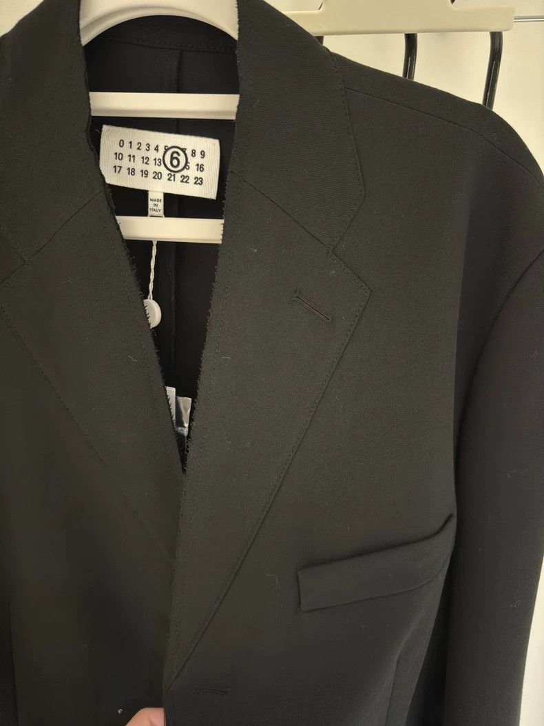 Maison Margiela Black Oversized Suit Jacket Size 38 Size US M / EU 48-50 / 2 - 2 Thumbnail