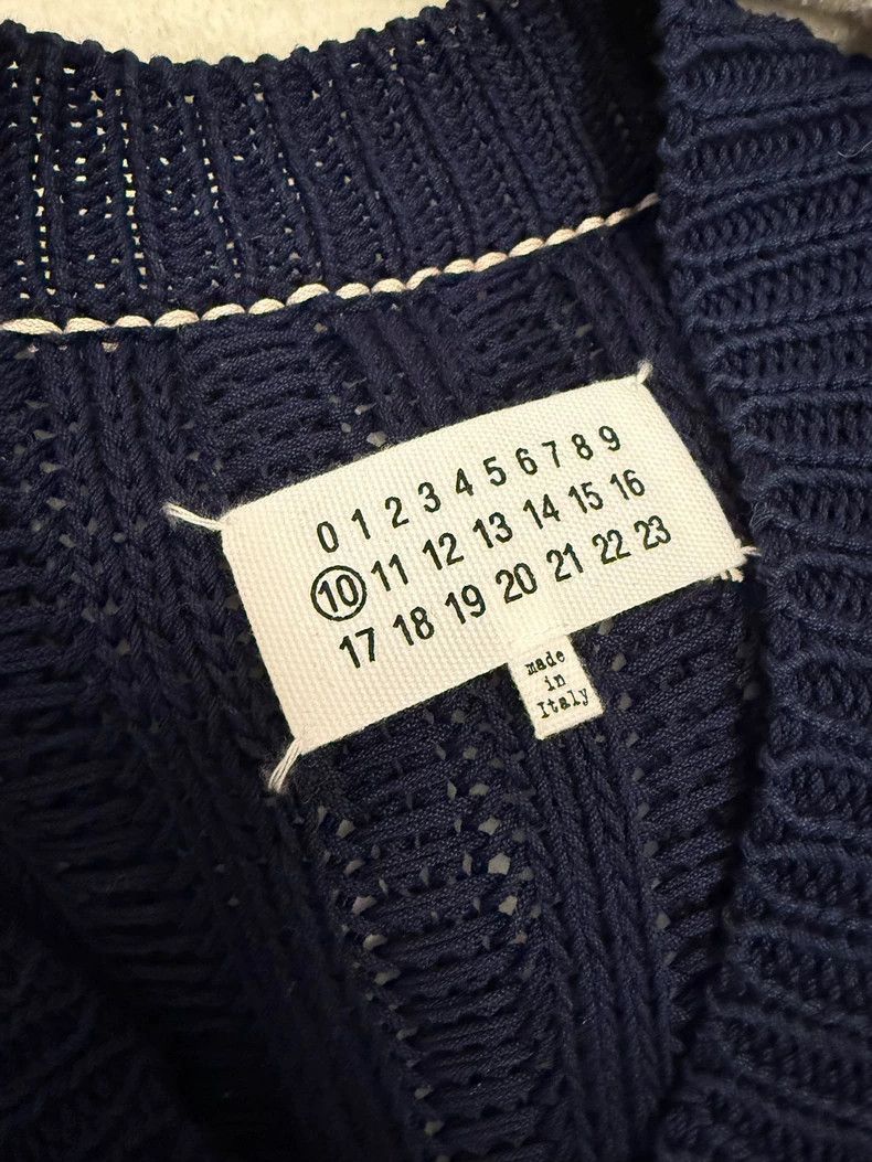 Maison Margiela Blue Knitted Vest by Maison Margiela Size US M / EU 48-50 / 2 - 2 Thumbnail