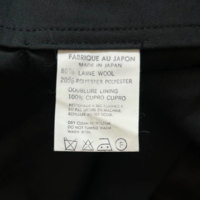 Yohji Yamamoto Yohji Yamamoto Wool Straight-leg Pants Size US 26 / EU 42 - 6 Thumbnail