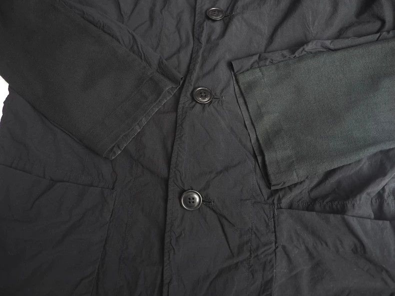 Yohji Yamamoto Yohji Yamamoto Black Lightweight Nylon Jacket Size US M / EU 48-50 / 2 - 5 Thumbnail