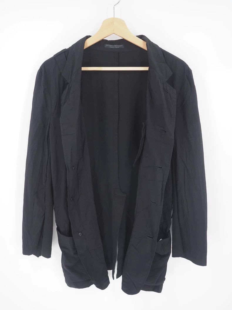 Yohji Yamamoto Yohji Yamamoto Black Lightweight Nylon Jacket Size US M / EU 48-50 / 2 - 3 Thumbnail