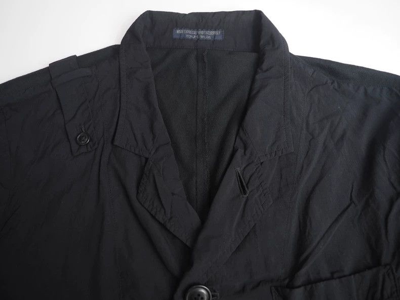 Yohji Yamamoto Yohji Yamamoto Black Lightweight Nylon Jacket Size US M / EU 48-50 / 2 - 4 Thumbnail