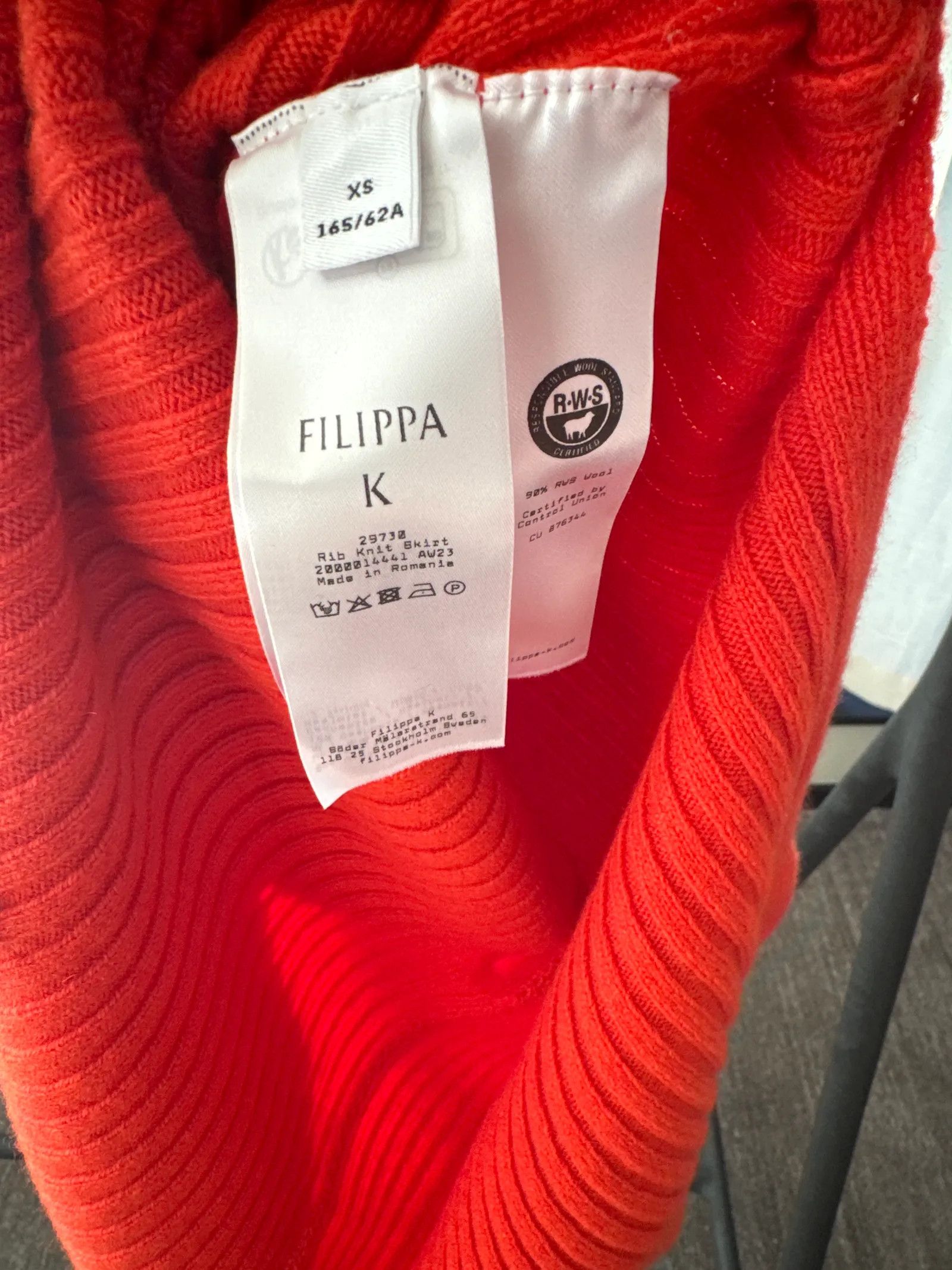 Filippa K Filippa K Rib Knit Skirt Skirt Size 25" / US 0 / IT 36 - 4 Thumbnail
