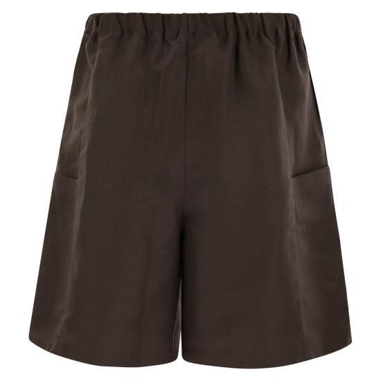 Max Mara MAX MARA Women Shorts & Burmudas 2511141029600 BROWN Size 27" / US 4 / IT 40 - 2 Thumbnail