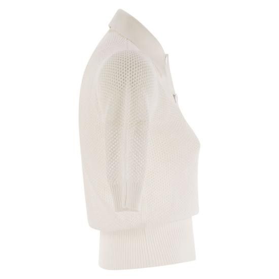 Sportmax SPORTMAX Women Polo Shirts 2512361012600 WHITE Size S / US 4 / IT 40 - 3 Thumbnail