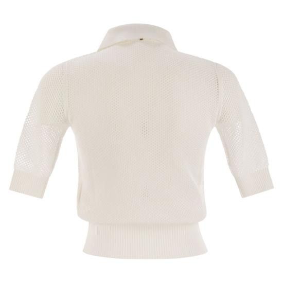 Sportmax SPORTMAX Women Polo Shirts 2512361012600 WHITE Size M / US 6-8 / IT 42-44 - 2 Thumbnail