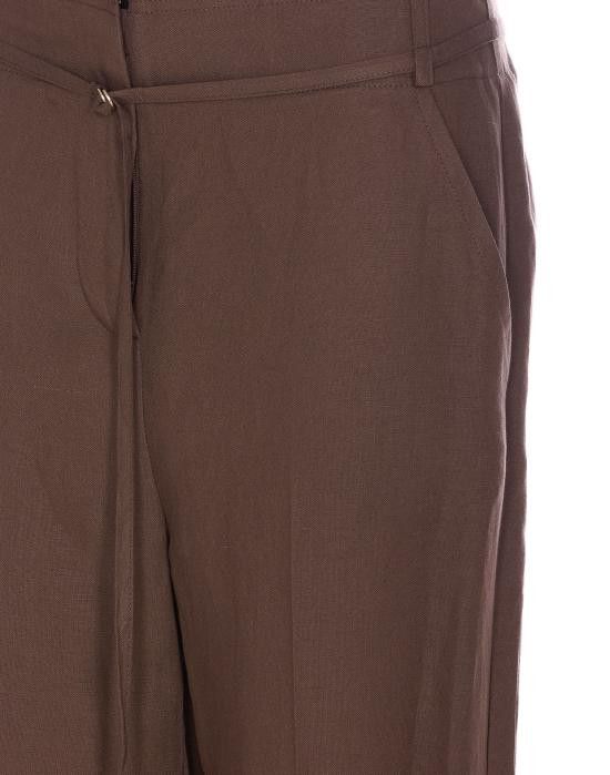 Patrizia Pepe PATRIZIA PEPE Women Straight Pants 2P1659 A052B825 Brown Size 30" / US 8 / IT 44 - 4 Thumbnail
