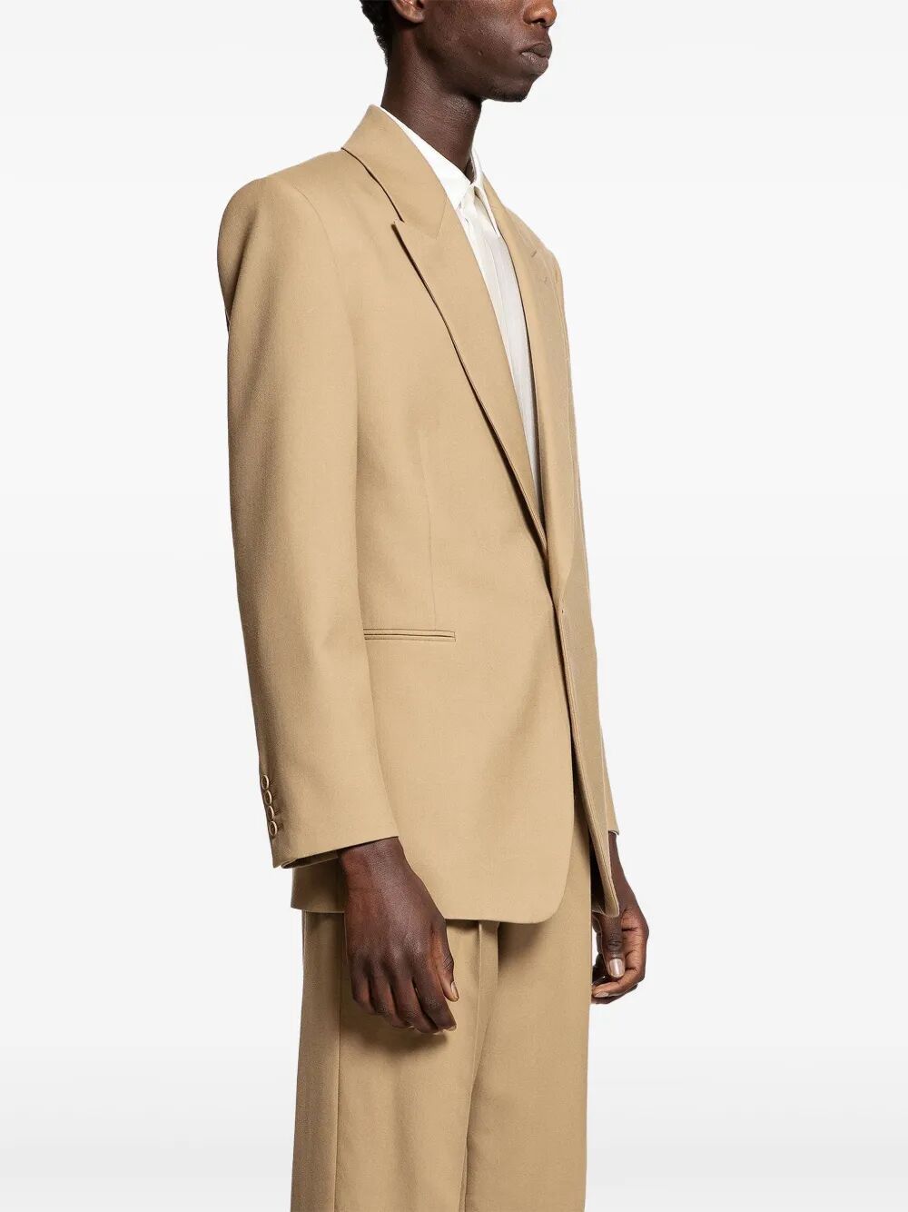 Saint Laurent Paris WOOL GABARDINE SINGLE-BREASTED JACKET Size US M / EU 48-50 / 2 - 3 Thumbnail