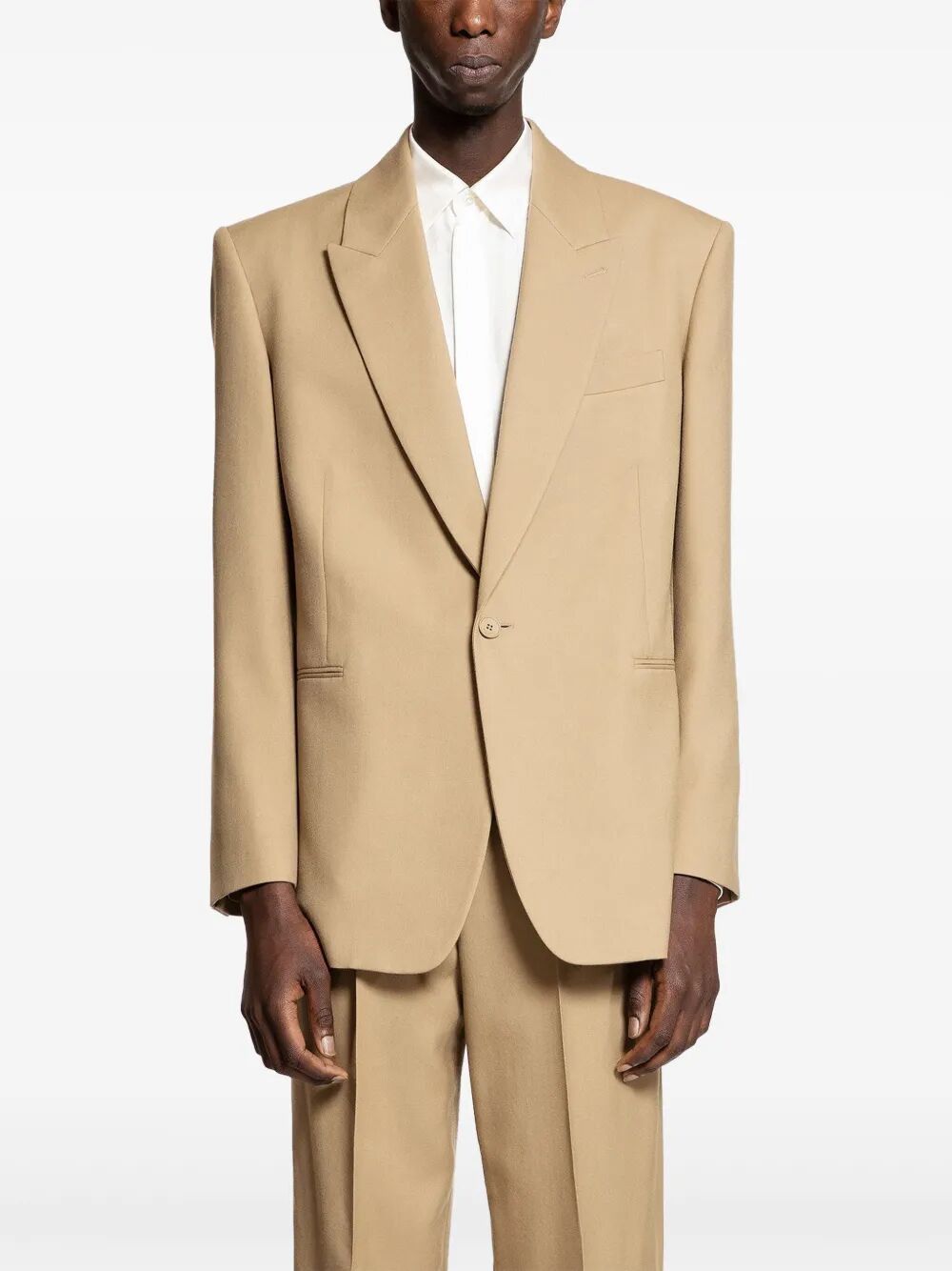 Saint Laurent Paris WOOL GABARDINE SINGLE-BREASTED JACKET Size US L / EU 52-54 / 3 - 2 Thumbnail