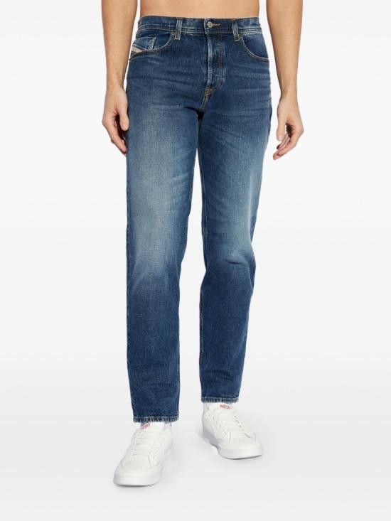 Diesel DIESEL Men Denim Pants A1022909L21 01 BLUE Size US 30 / EU 46 - 3 Thumbnail