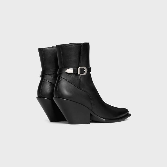 Celine Jodhpur Boot Joan in Calfskin Black Size US 11 / IT 41 - 3 Thumbnail
