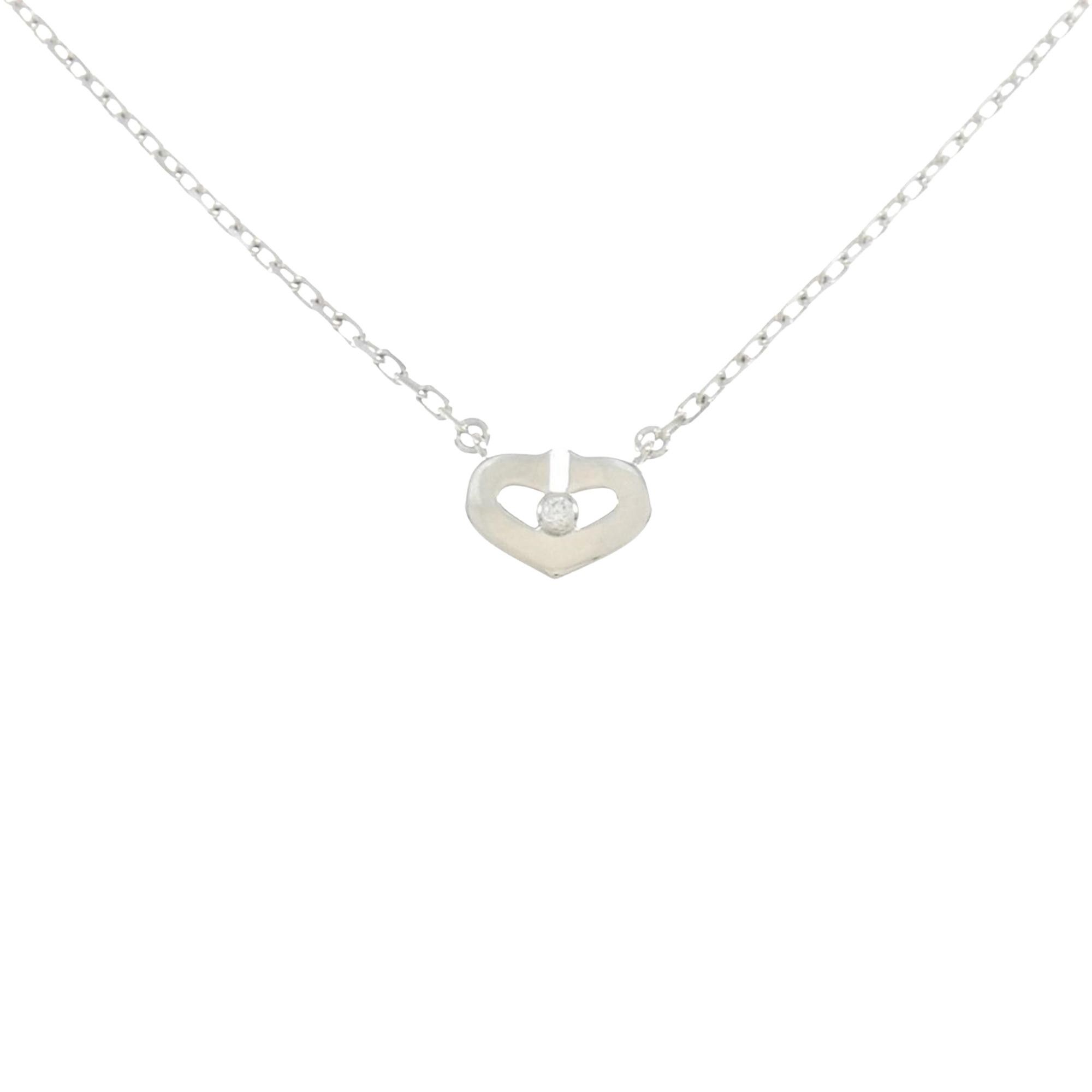 Cartier Cartier C heart necklace Size ONE SIZE - 2 Thumbnail