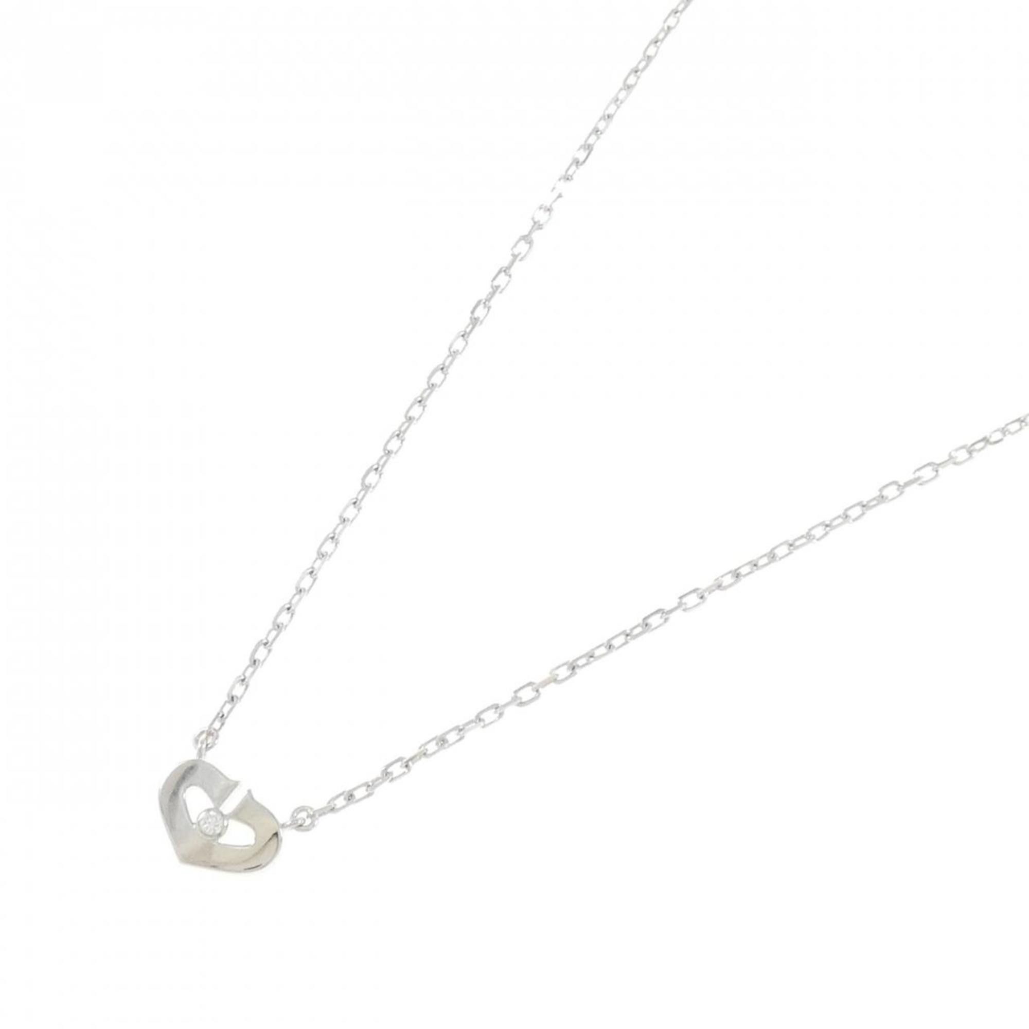 Cartier Cartier C heart necklace Size ONE SIZE - 3 Thumbnail
