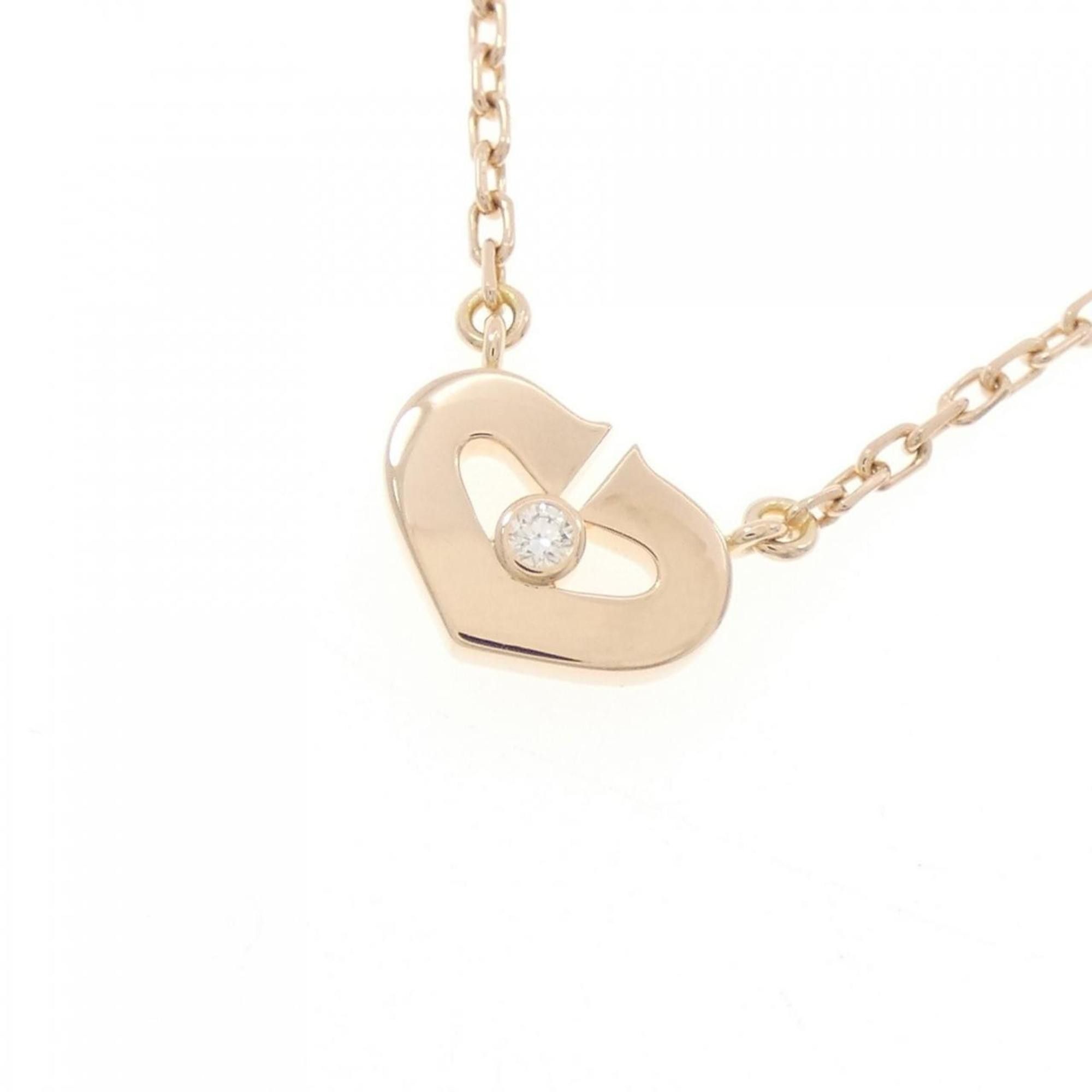 Cartier Cartier C heart necklace Size ONE SIZE - 4 Thumbnail