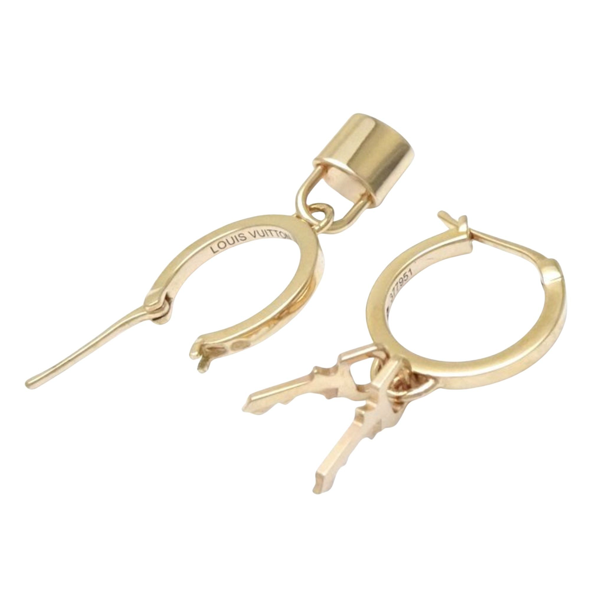 Louis Vuitton Louis Vuitton Lockit earring Size ONE SIZE - 2 Thumbnail