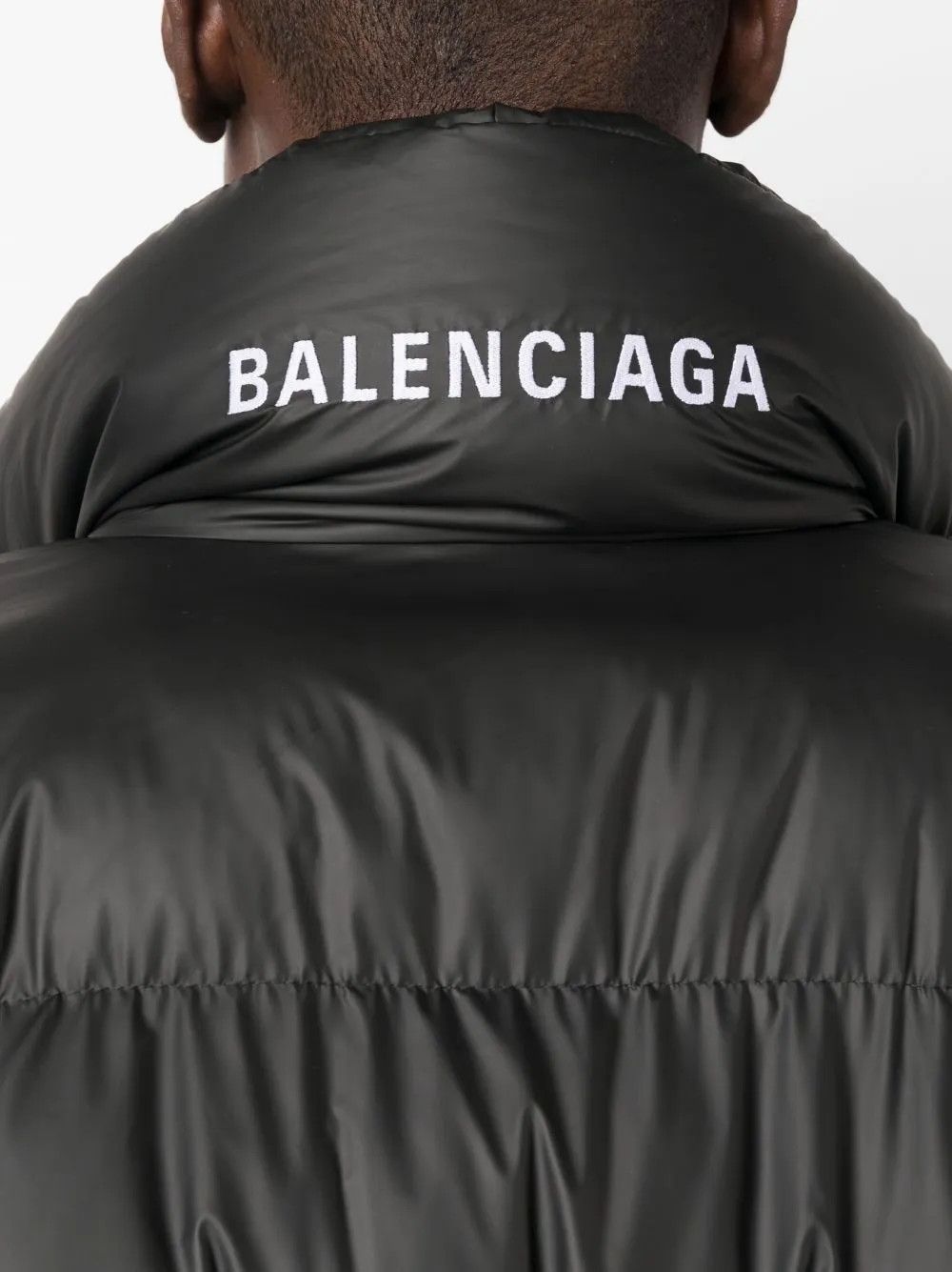 Balenciaga logo-print puffer jacket Size US XXL / EU 58 / 5 - 4 Thumbnail