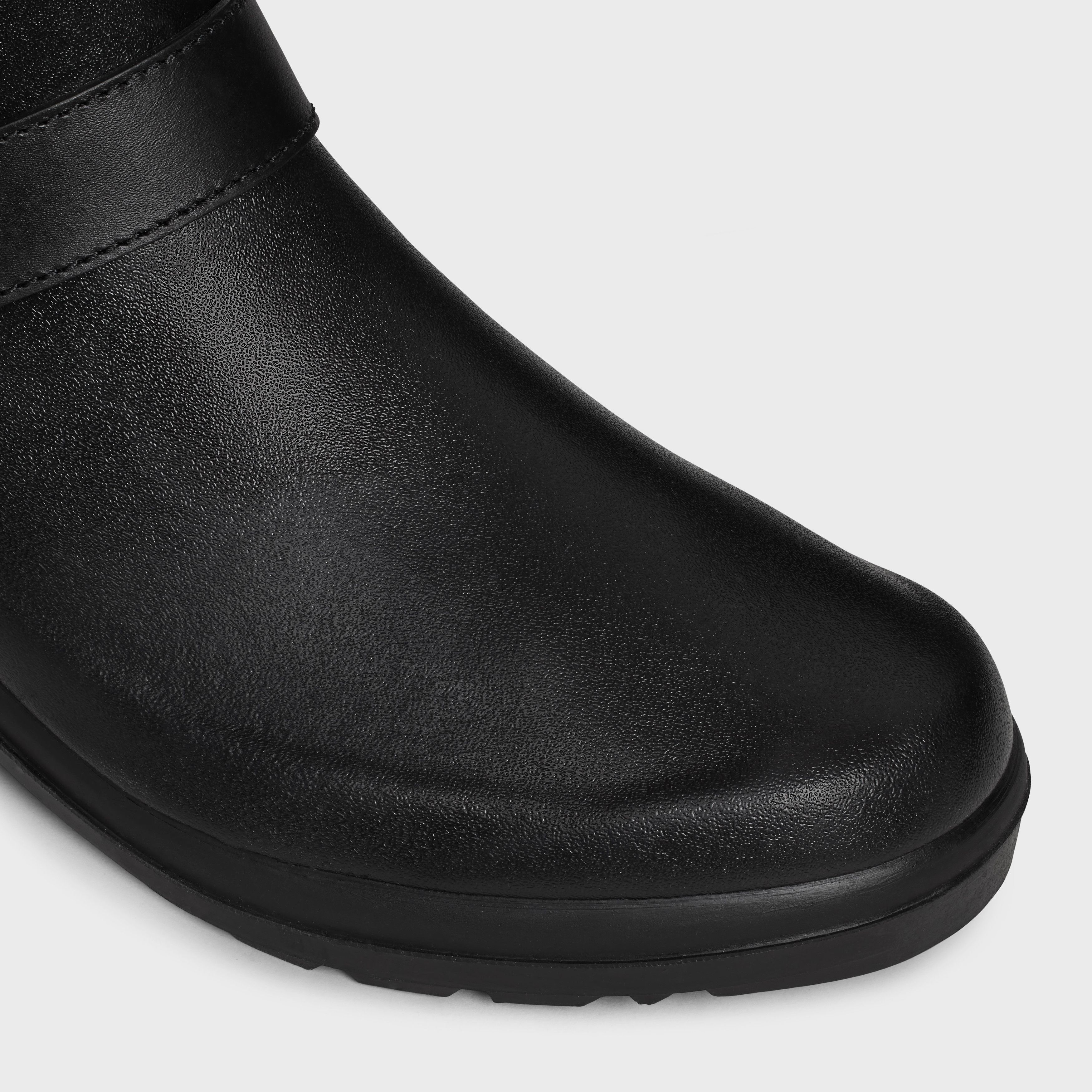 Celine MID CELINE RAIN BOOTS in RUBBER AND CALFSKIN Size US 7 / IT 37 - 3 Thumbnail