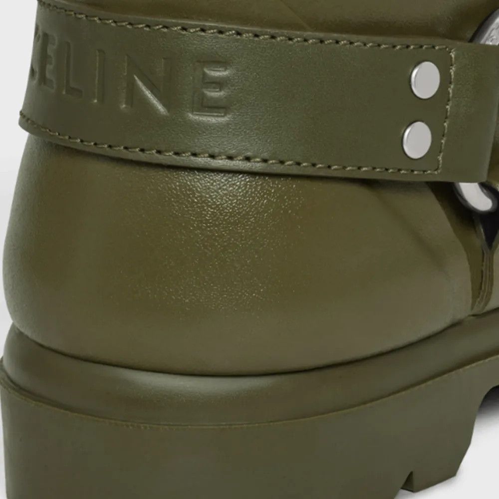 Celine HIGH CELINE RAIN BOOTS in RUBBER AND CALFSKIN Size US 5 / IT 35 - 5 Thumbnail
