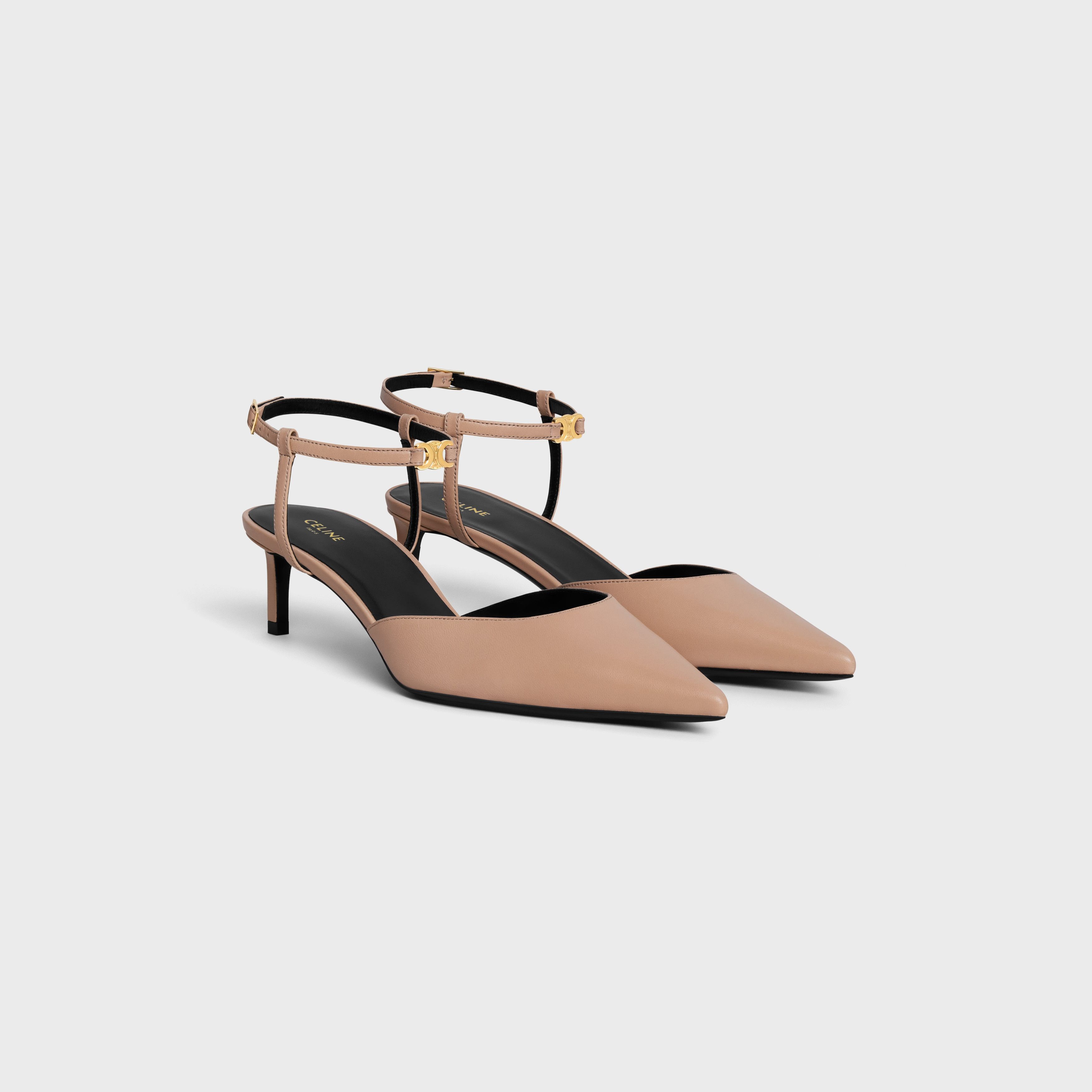 Celine CELINE KITTEN WITH STRAP TRIOMPHE in LAMBSKIN Size US 7 / IT 37 - 2 Thumbnail