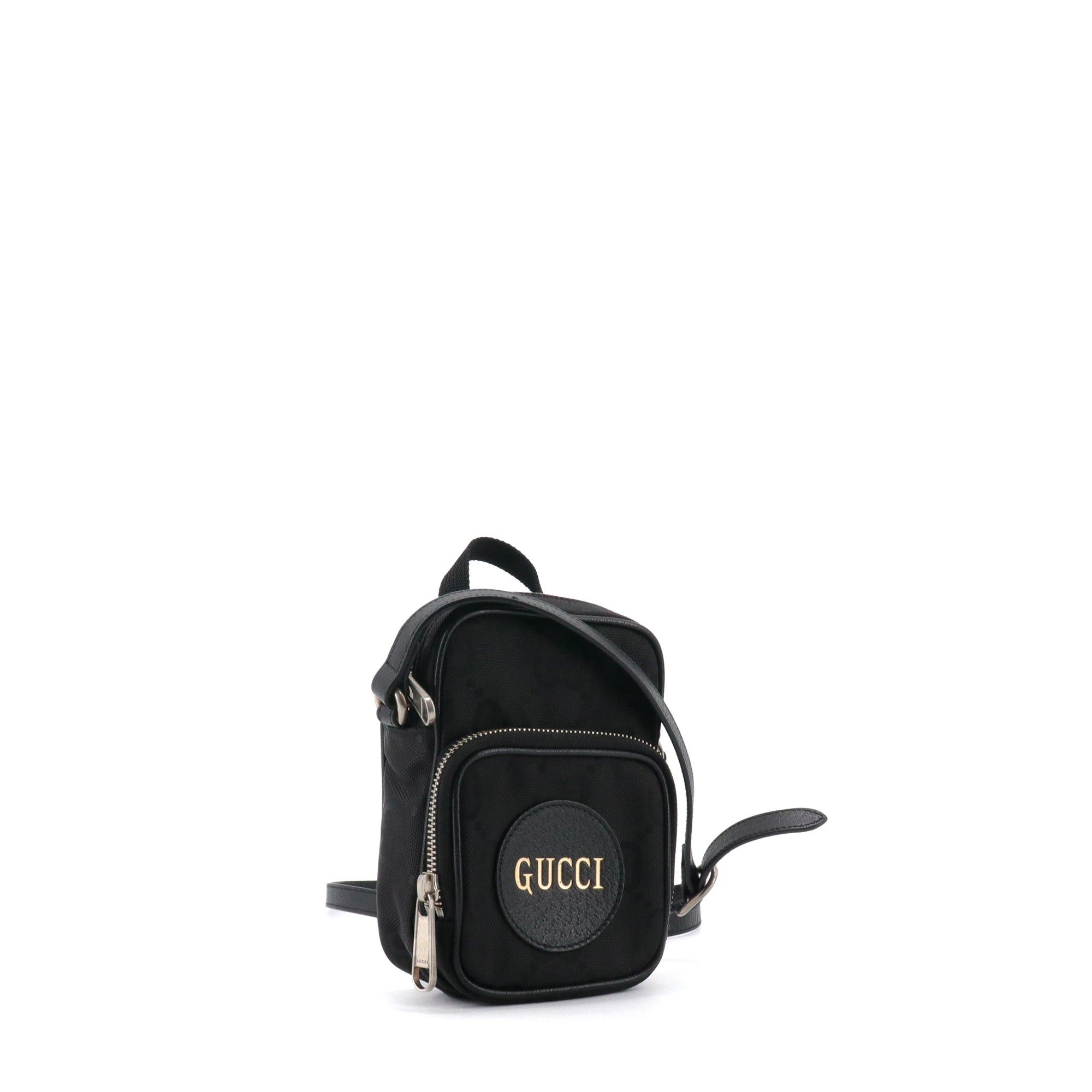 Gucci GUCCI - Off The Grid Mini Gucci shoulder bag in black monogram canvas leather Size ONE SIZE - 2 Thumbnail
