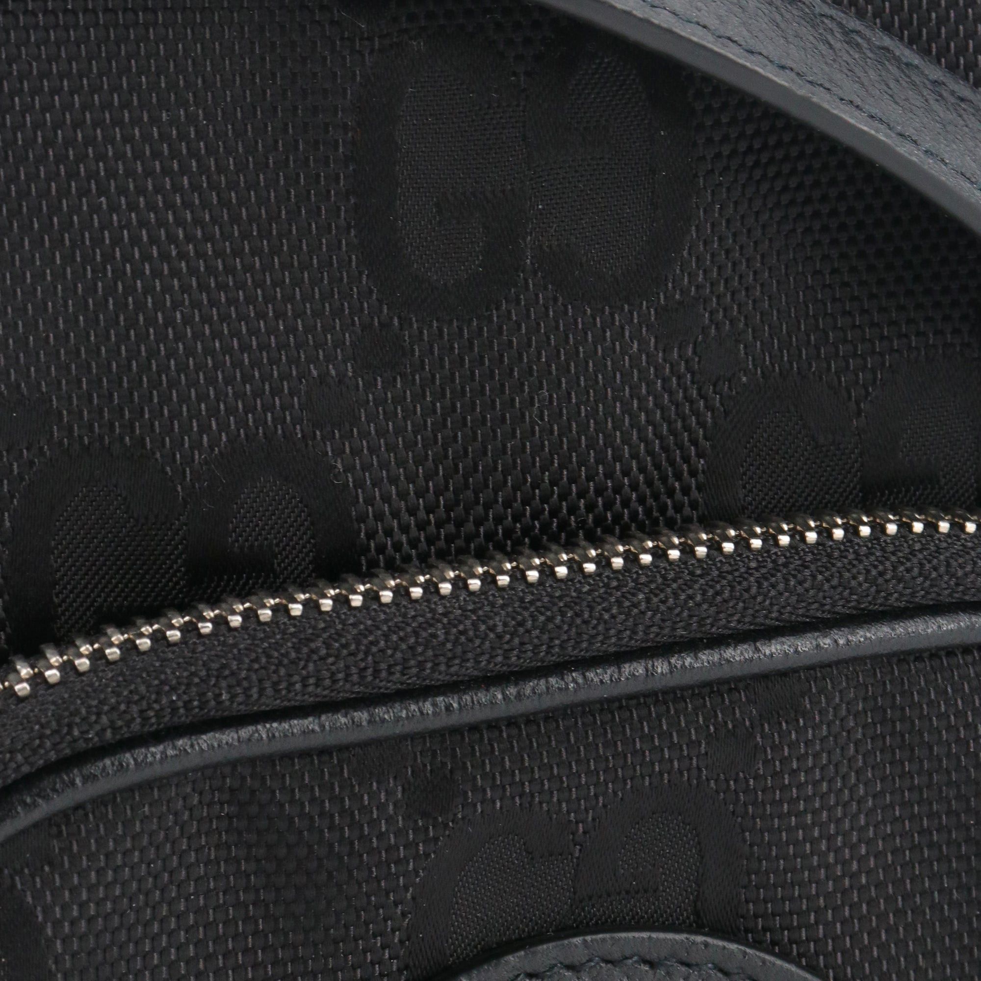 Gucci GUCCI - Off The Grid Mini Gucci shoulder bag in black monogram canvas leather Size ONE SIZE - 7 Thumbnail