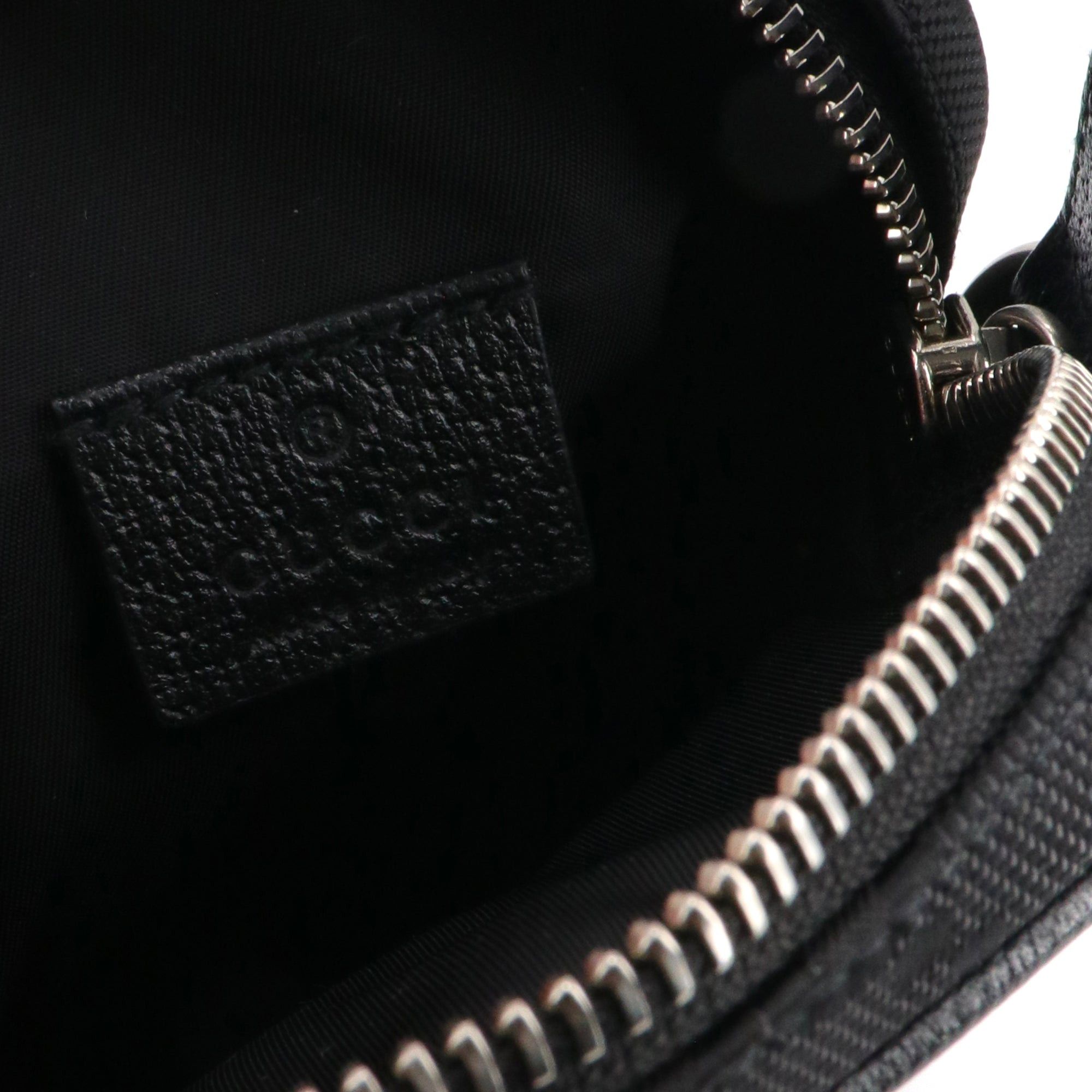 Gucci GUCCI - Off The Grid Mini Gucci shoulder bag in black monogram canvas leather Size ONE SIZE - 8 Thumbnail
