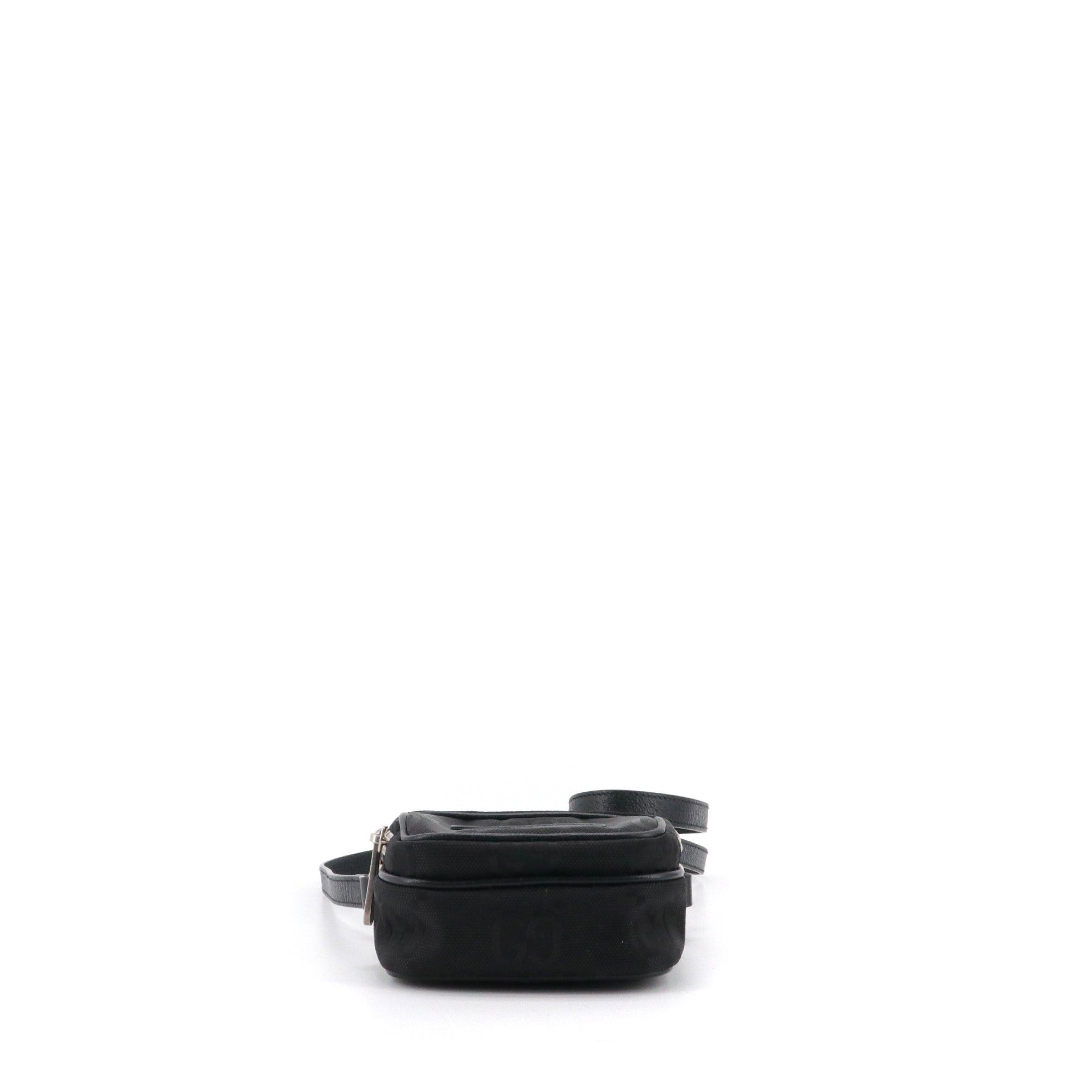 Gucci GUCCI - Off The Grid Mini Gucci shoulder bag in black monogram canvas leather Size ONE SIZE - 3 Thumbnail