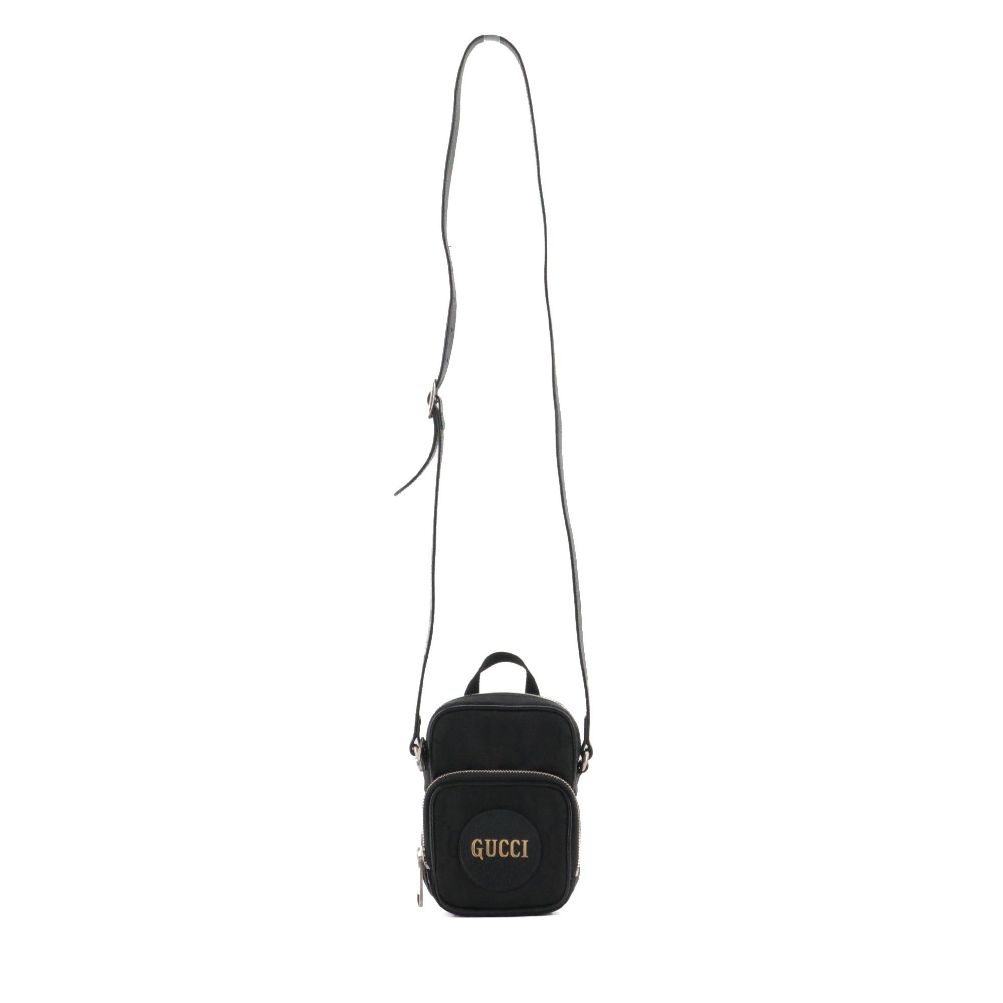 Gucci GUCCI - Off The Grid Mini Gucci shoulder bag in black monogram canvas leather Size ONE SIZE - 4 Thumbnail