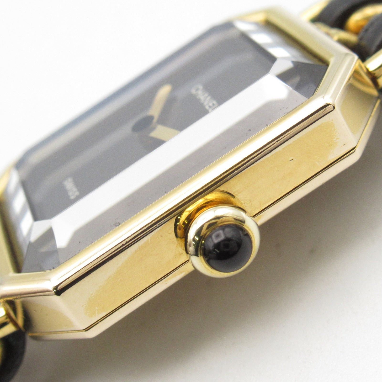 Chanel Chanel Premier S Women Watch Quartz Gp (Gold Plated) Leather Black Size ONE SIZE - 9 Thumbnail