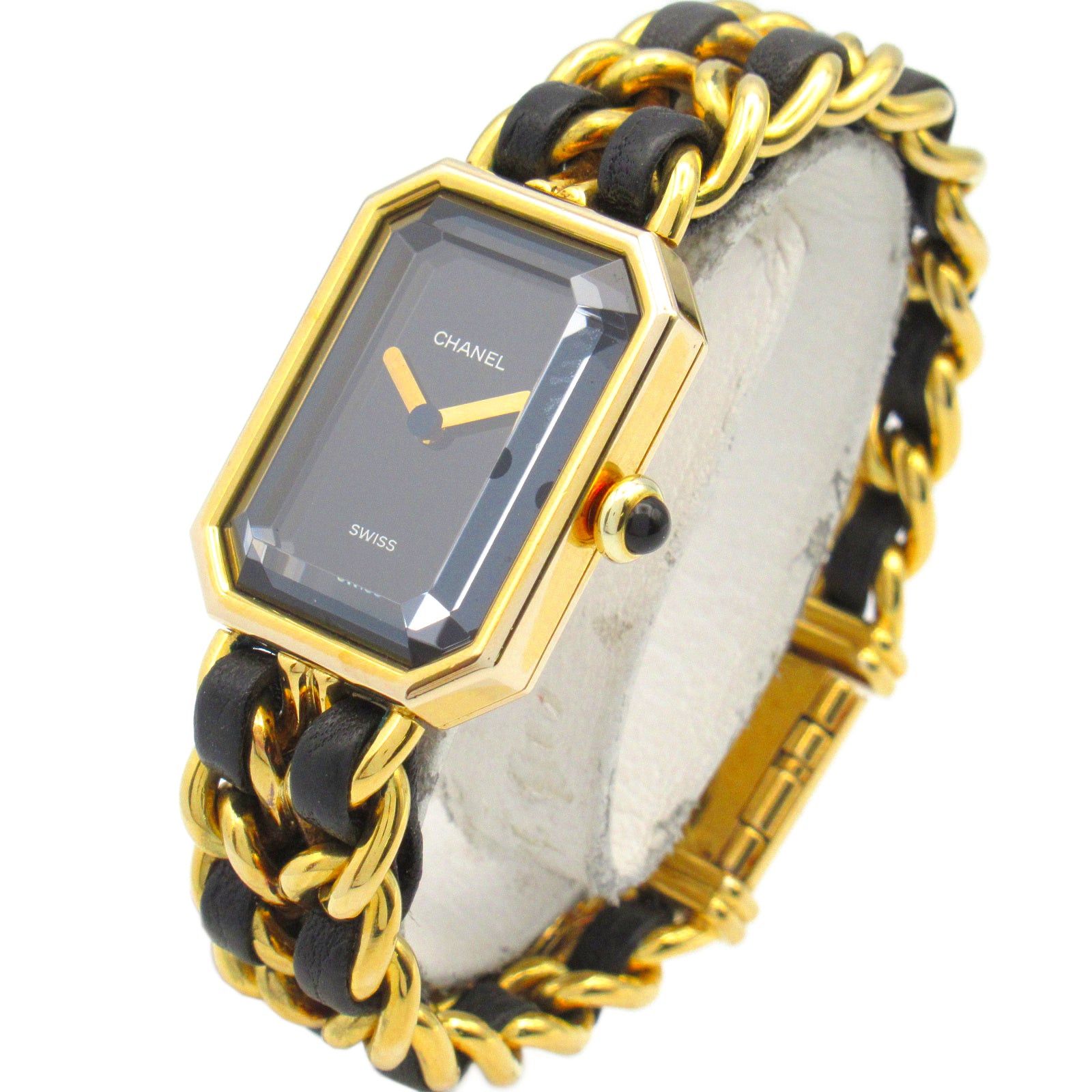 Chanel Chanel Premier S Women Watch Quartz Gp (Gold Plated) Leather Black Size ONE SIZE - 2 Thumbnail