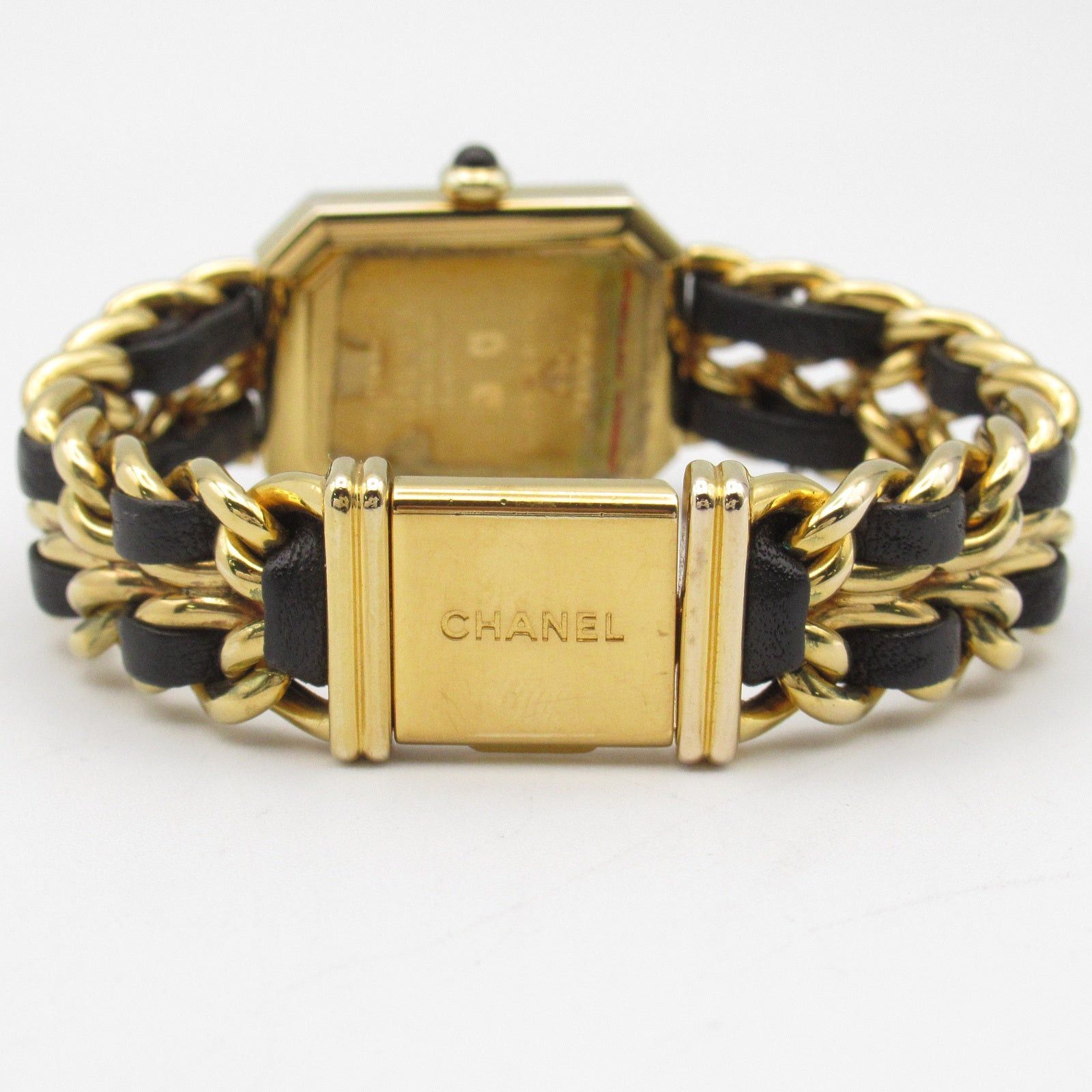 Chanel Chanel Premier S Women Watch Quartz Gp (Gold Plated) Leather Black Size ONE SIZE - 3 Thumbnail